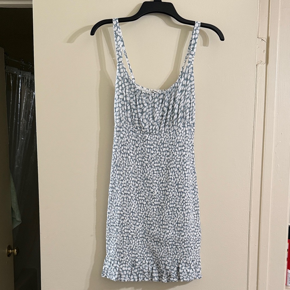Abercrombie & Fitch Blue and White Dress